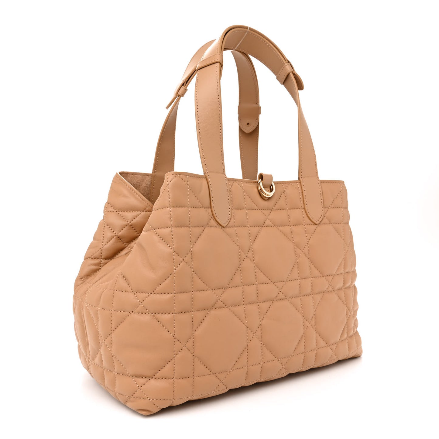 Calfskin Macrocannage Medium Toujours Tan