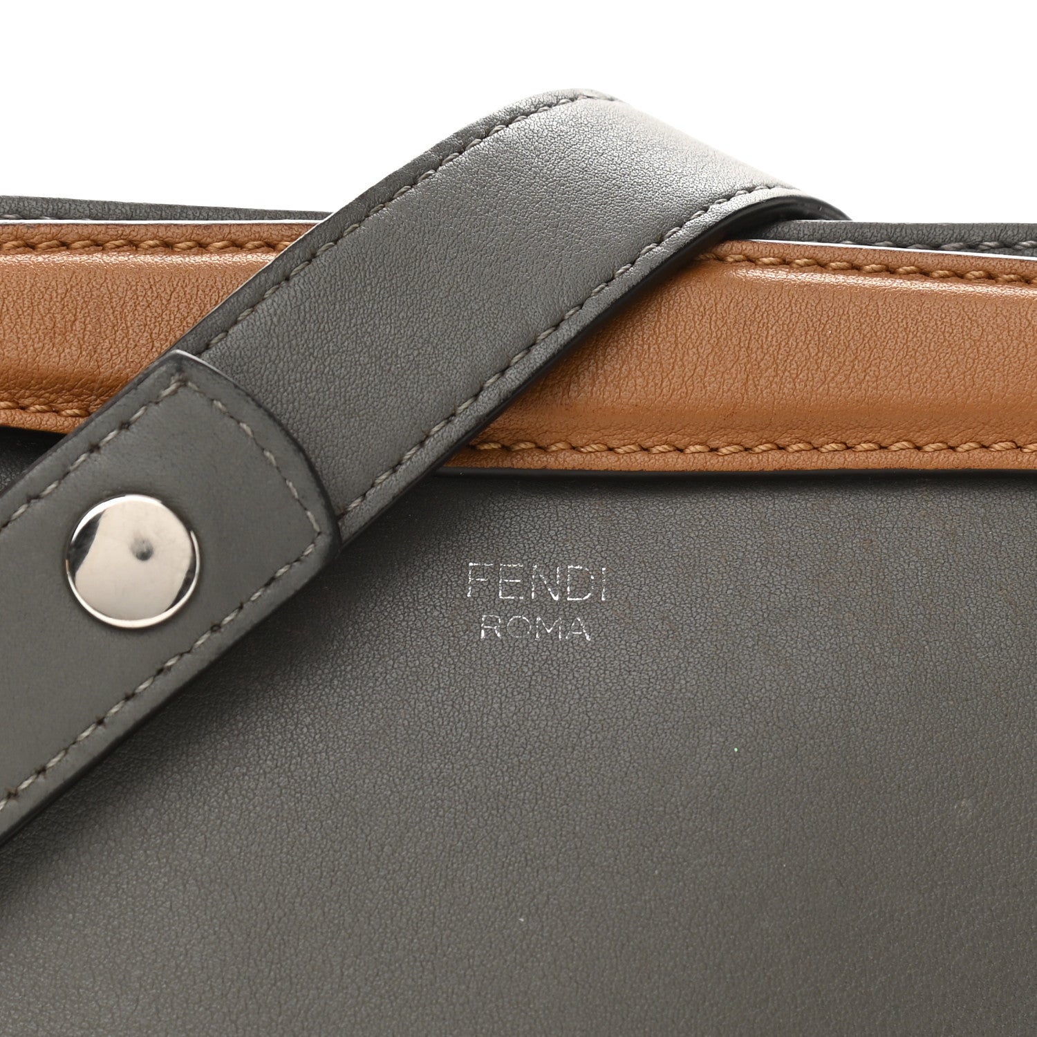 Fendi Vitello Dolce 4 Color Medium By The Way Boston Bag Argilla Fragola Multicolor 7 of 10