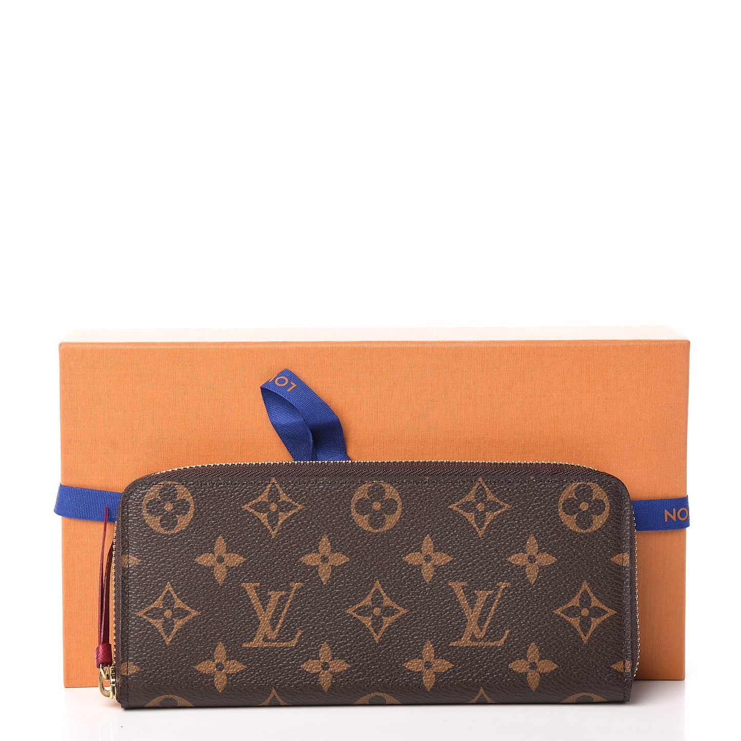 Monogram Clemence Wallet Fuchsia