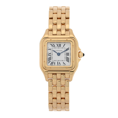 Cartier 18K Yellow Gold 22mm Panthere Quartz Watch 1 of 4