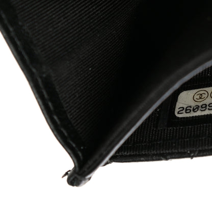 Chanel Aged Calfskin Quilted Reissue Flap Card Holder So Black 8 of 12