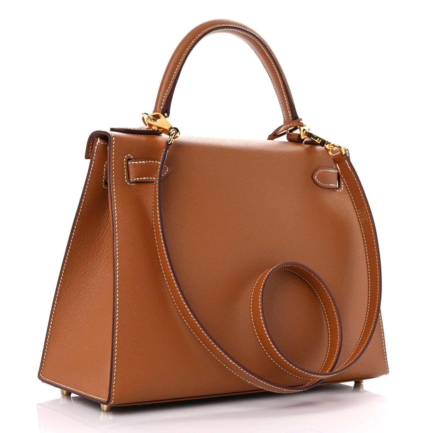 Hermes Epsom Kelly Sellier 28 Gold 3 of 10