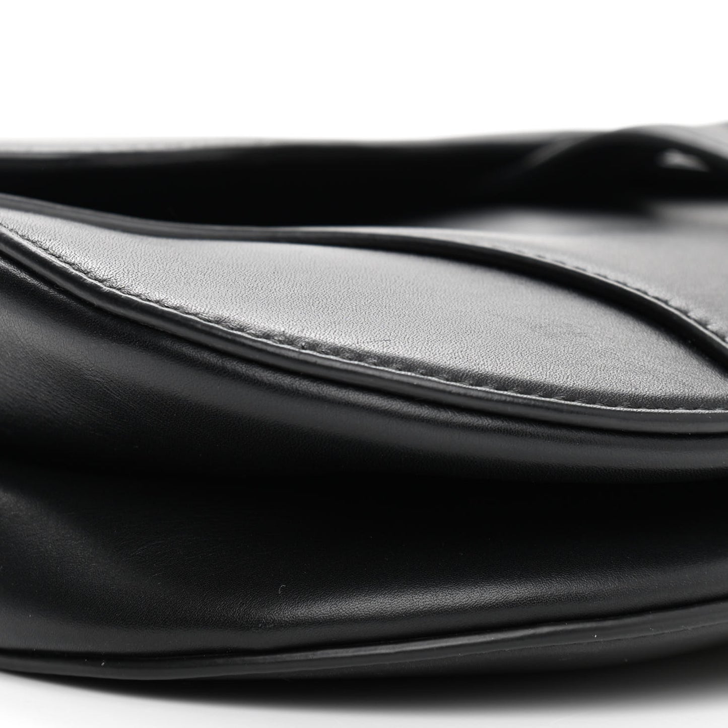 Calfskin Saddle Bag Black