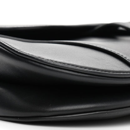 Christian Dior Calfskin Saddle Bag Black 8 of 12