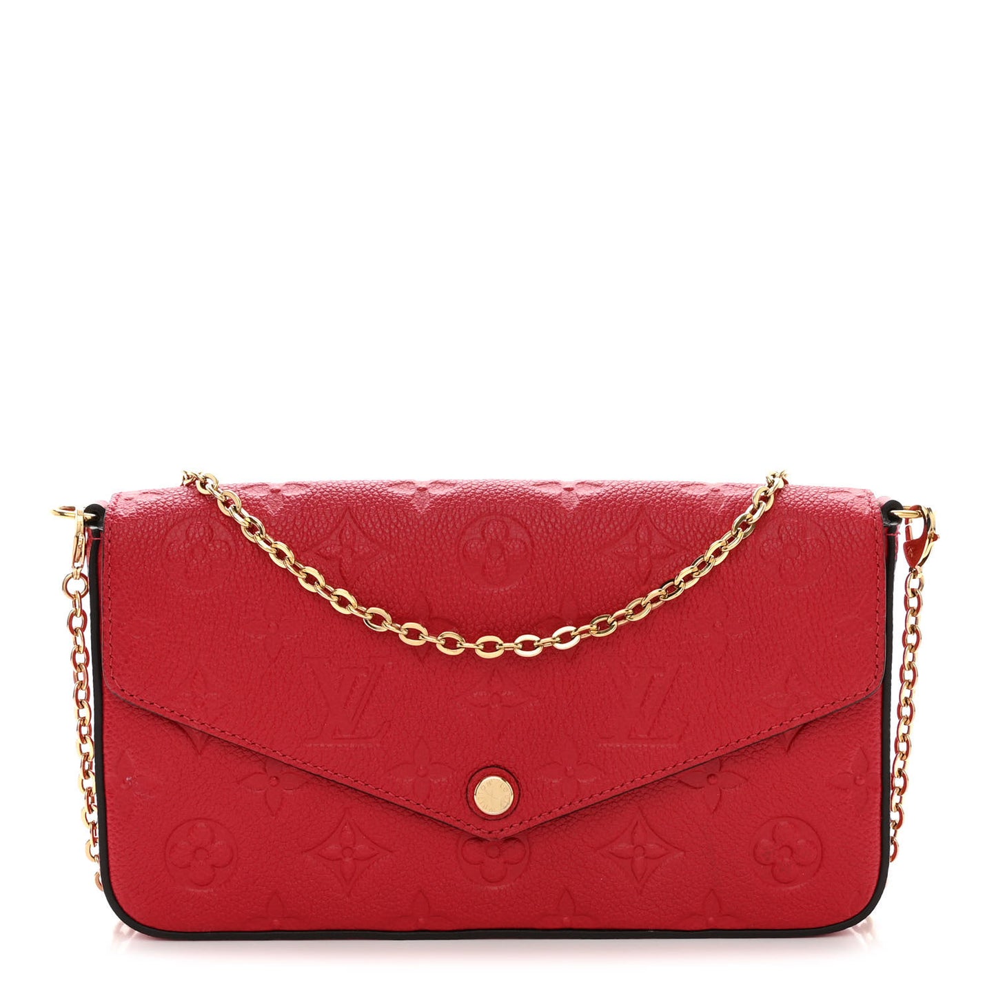 Empreinte Pochette Felicie Chain Wallet Cherry