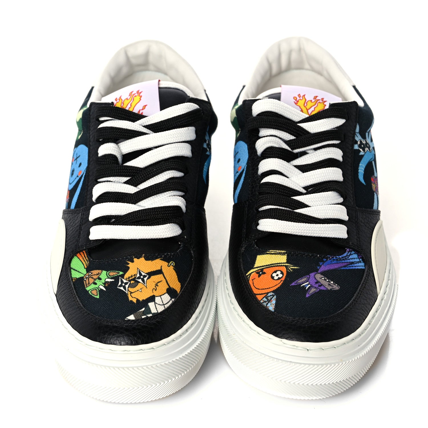 Louis Vuitton Mens LV Ollie & Friends Sneakers 6.5 Black 6 of 11
