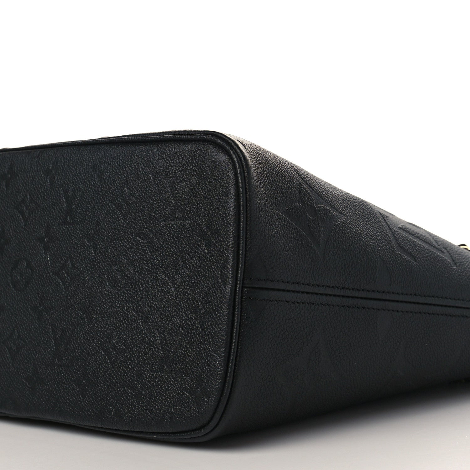Louis Vuitton Empreinte Monogram Giant Neverfull MM Black 9 of 10