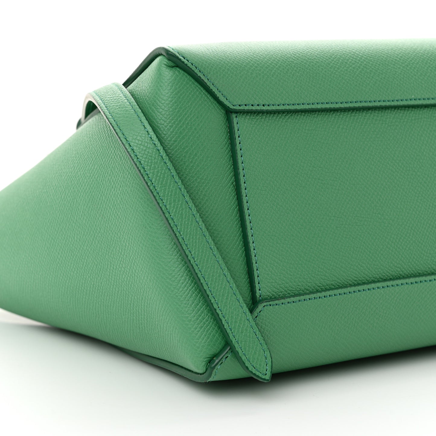 Grained Calfskin Micro Belt Bag Pop Green