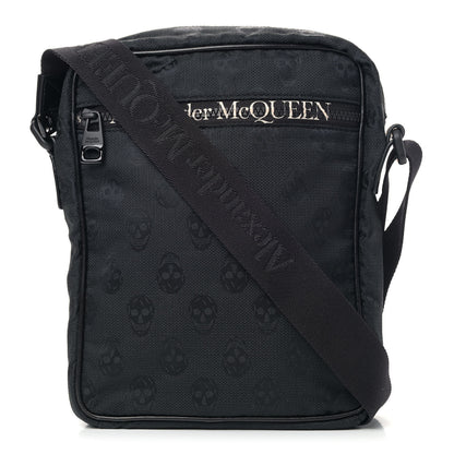 Alexander McQueen Nylon Mini Skull Messenger Bag Black 1 of 4
