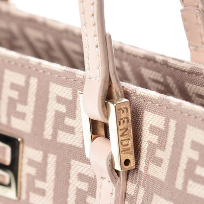 Fendi Zucchino Vitello Small Tote Cipria Teint Cipria 16 of 19