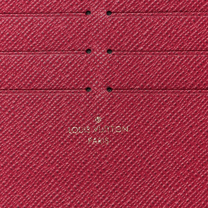 Louis Vuitton Calfskin Felicie Card Holder Insert Fuchsia 6 of 6