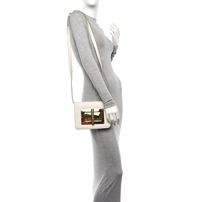 Tom Ford Goatskin Natalia Medium Shoulder Bag Chalk 2 of 17
