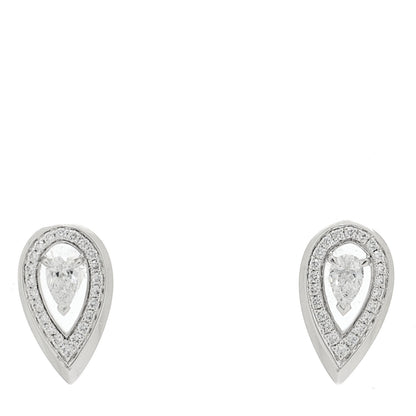 Messika 18K White Gold Diamond Small Fiery Earrings 1 of 4