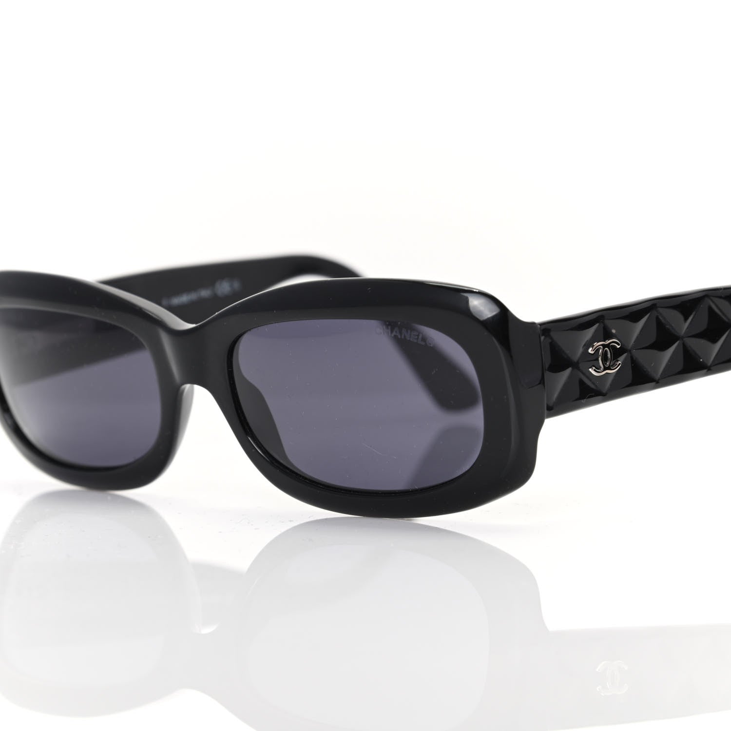 Chanel Acetate Quilted Sunglasses 5094 Black 7 of 8