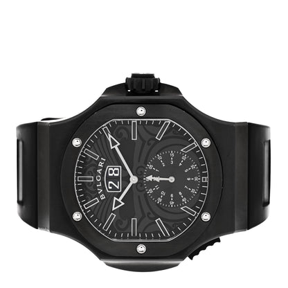 Bulgari PVD Stainless Steel 47mm Endurer Chronosprint Daniel Roth Automatic Watch Black 2 of 4