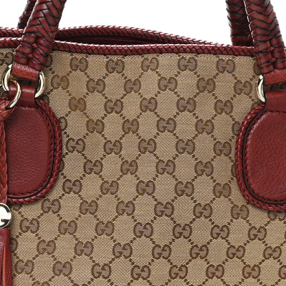Gucci Monogram Medium Marrakech Tote Red 8 of 11