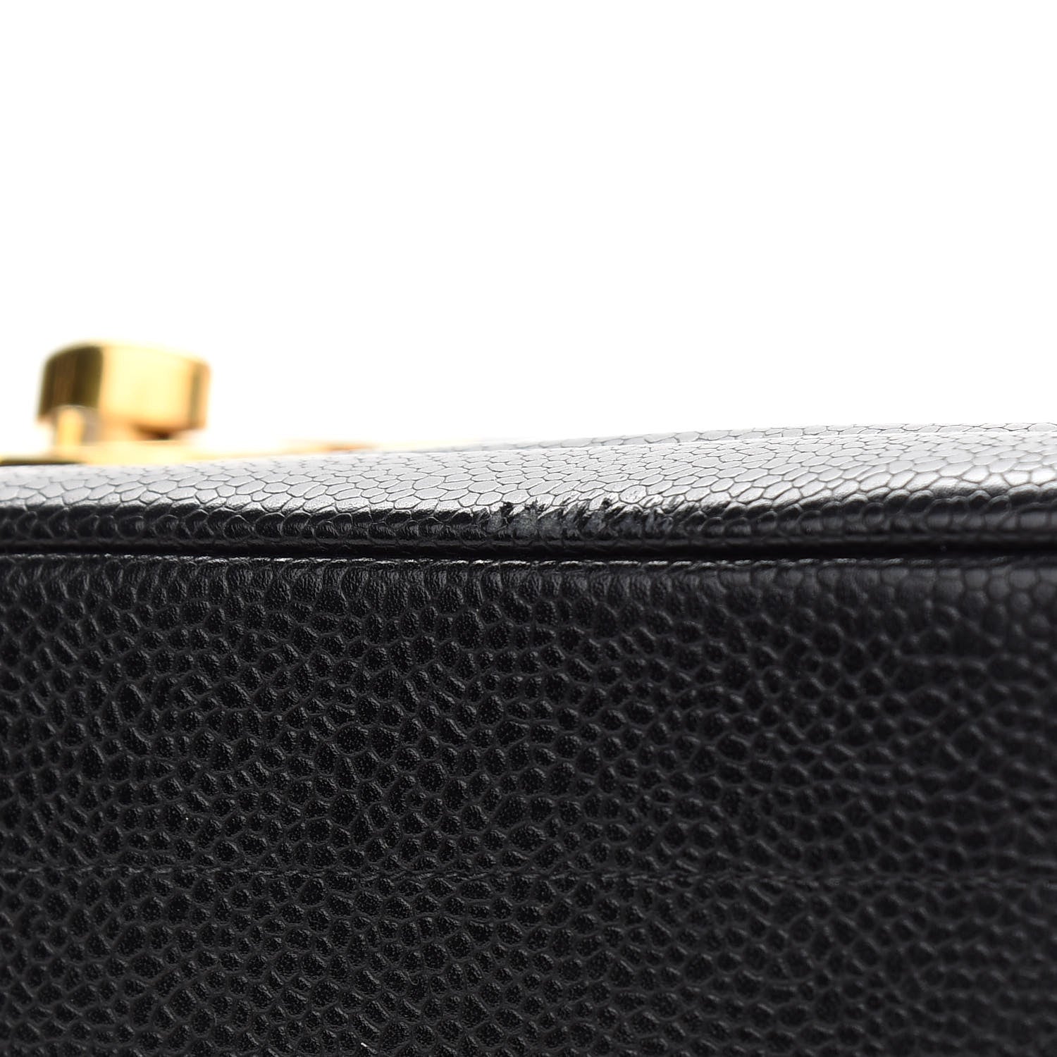 Chanel Caviar Horizontal Quilted Jumbo Single Flap Black 11 of 13