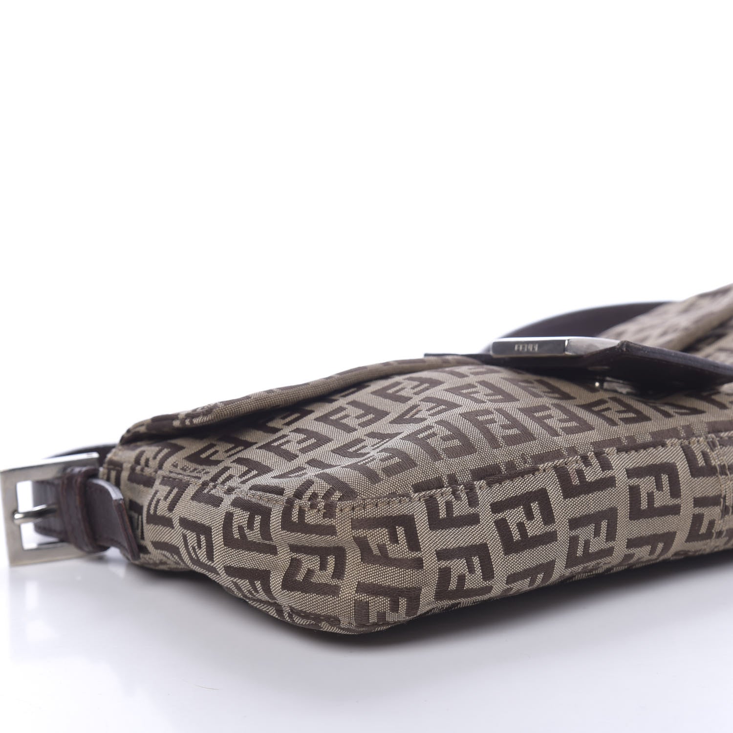 Fendi Zucchino Vitello Baguette Tobacco 8 of 10