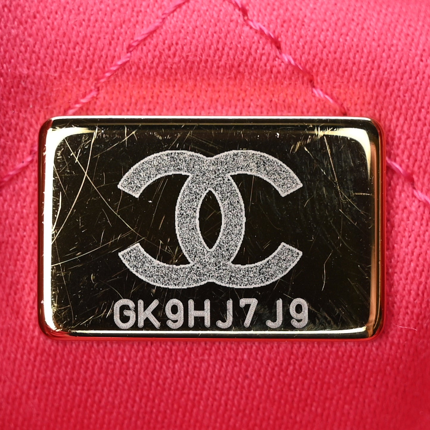 Shiny Calfskin Quilted Mini Chanel 22 Pink