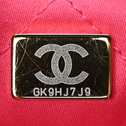 Chanel Shiny Calfskin Quilted Mini Chanel 22 Pink 7 of 10