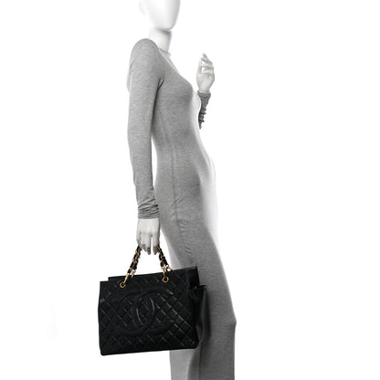 Chanel Lambskin Quilted Timeless CC Tote Black 2 of 19
