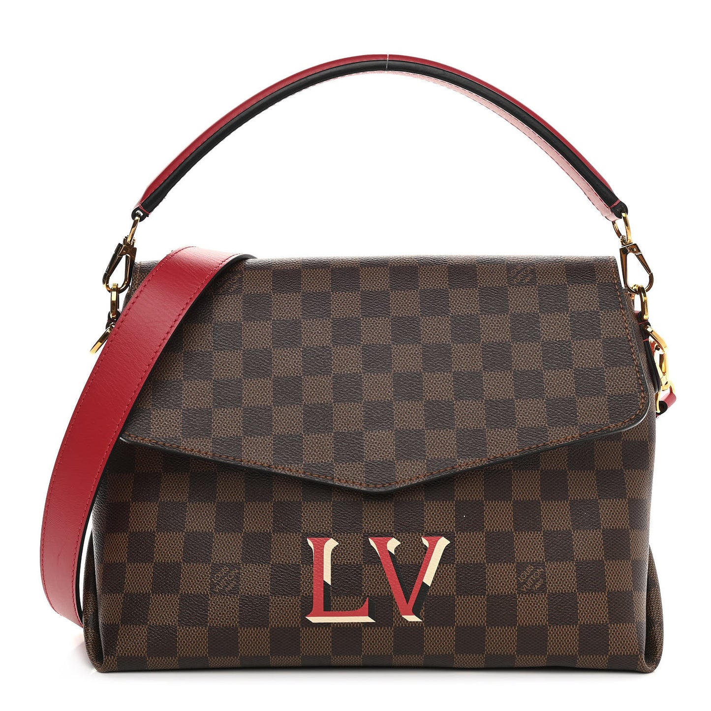 Damier Ebene Beaubourg MM Scarlet