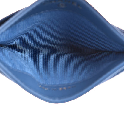 Chanel Caviar Quilted Card Holder Blue 4 of 8