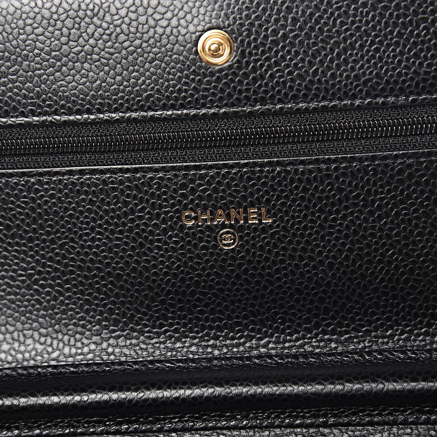 Chanel Caviar Quilted Wallet On Chain WOC Black 6 of 12