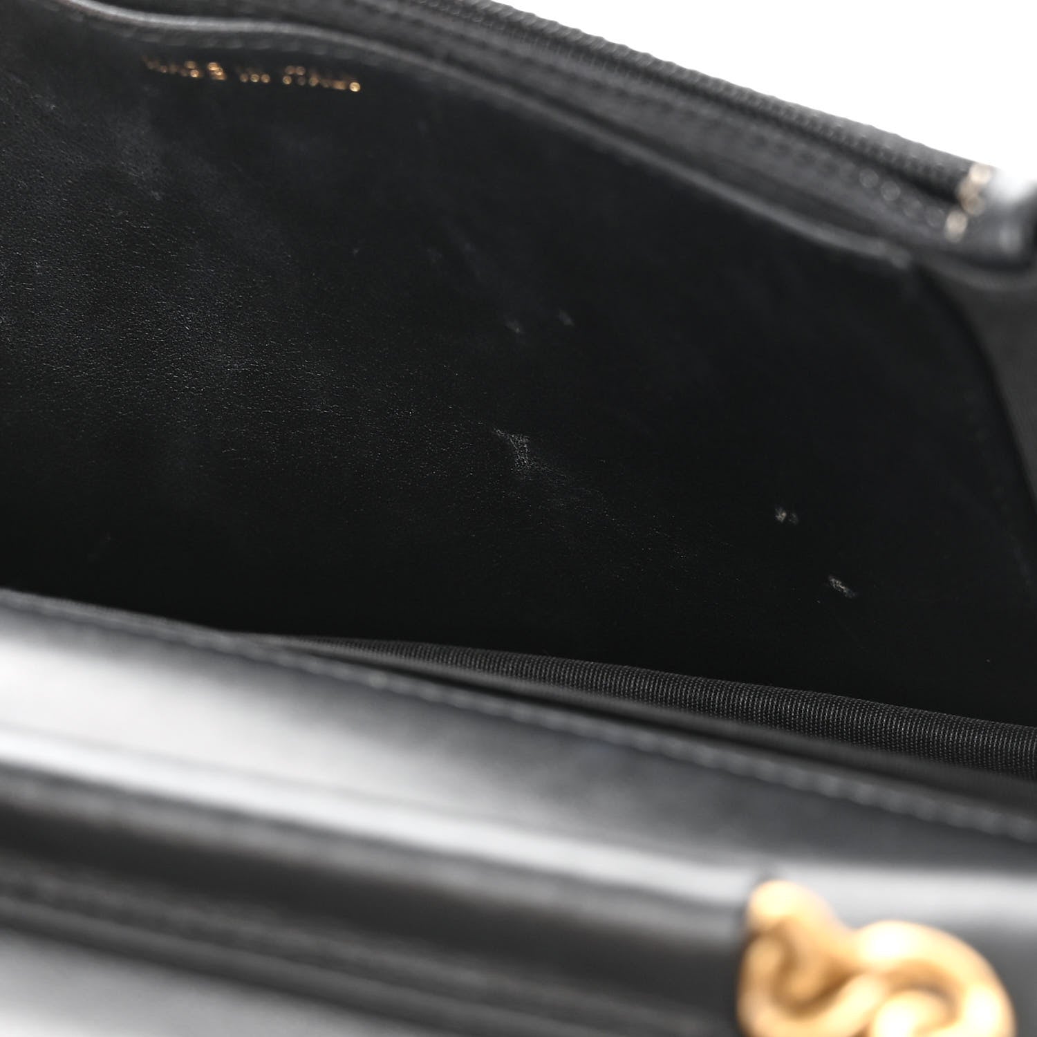 Chanel Caviar Quilted Boy Wallet On Chain WOC Black 12 of 14