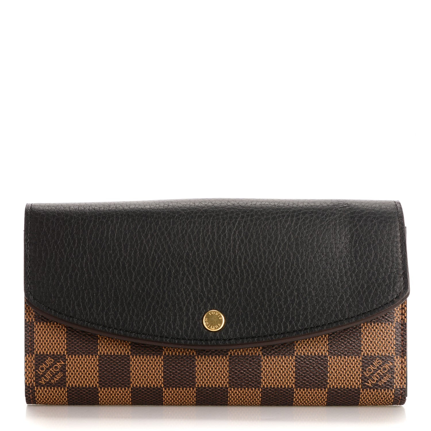 Louis Vuitton Damier Ebene Normandy Wallet Noir 1 of 7