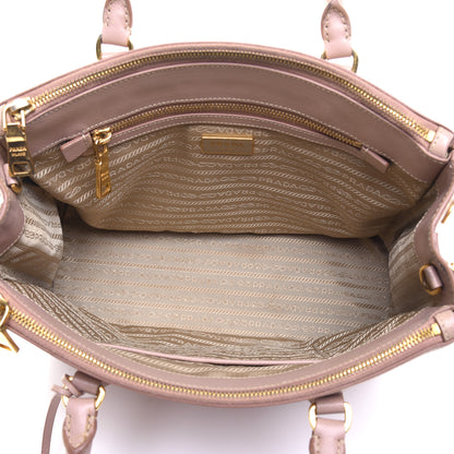 Prada Saffiano Small Galleria Double Zip Tote Cammeo 5 of 13