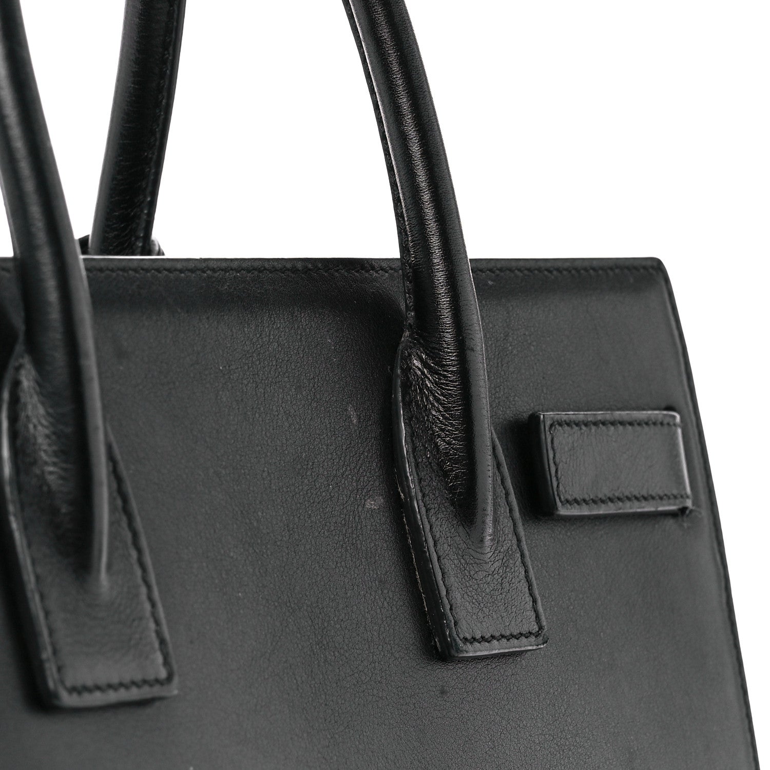 Saint Laurent Calfskin Baby Sac De Jour Black 13 of 14