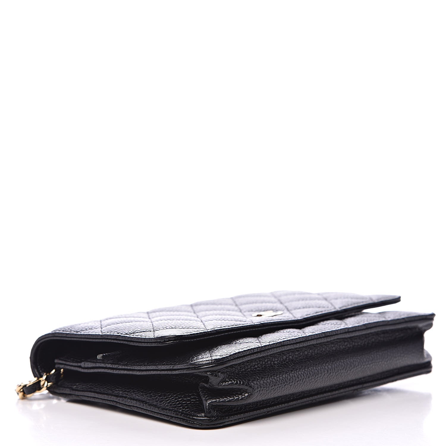 Chanel Caviar Quilted Wallet On Chain WOC Black 4 of 11