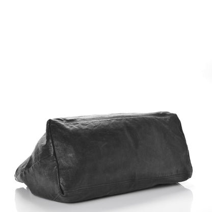 Chanel Distressed Caviar XL Coco Cabas Black 4 of 12