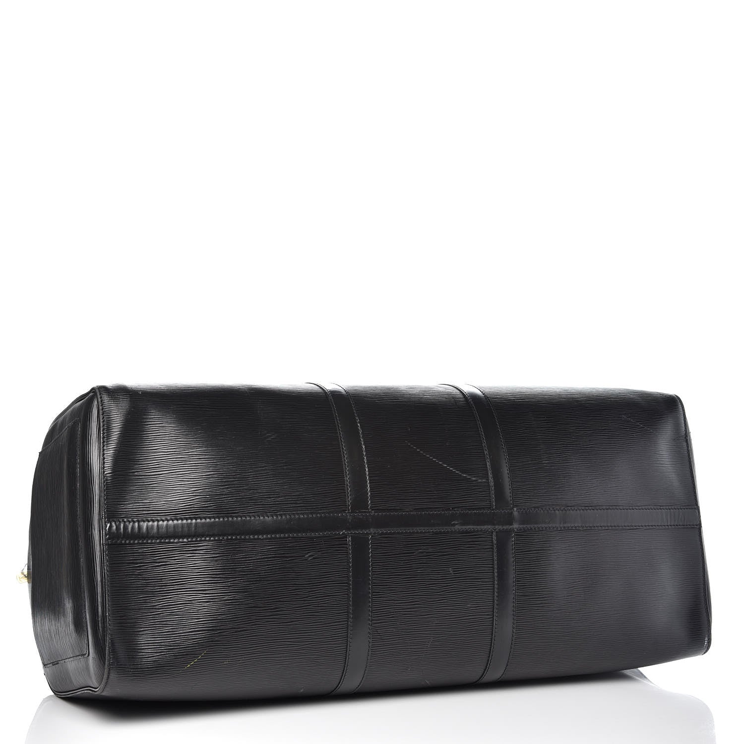 Louis Vuitton Epi Keepall 60 Black 3 of 17