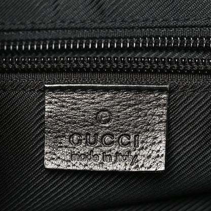 Gucci GG Monogram Medium Web Handle Bucket Tote Black 6 of 9