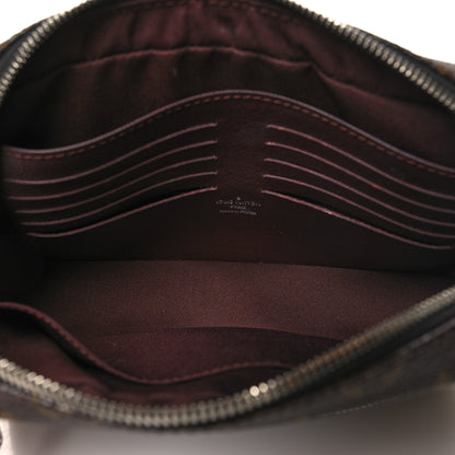 Louis Vuitton Monogram Macassar Kasai Clutch Black 5 of 11