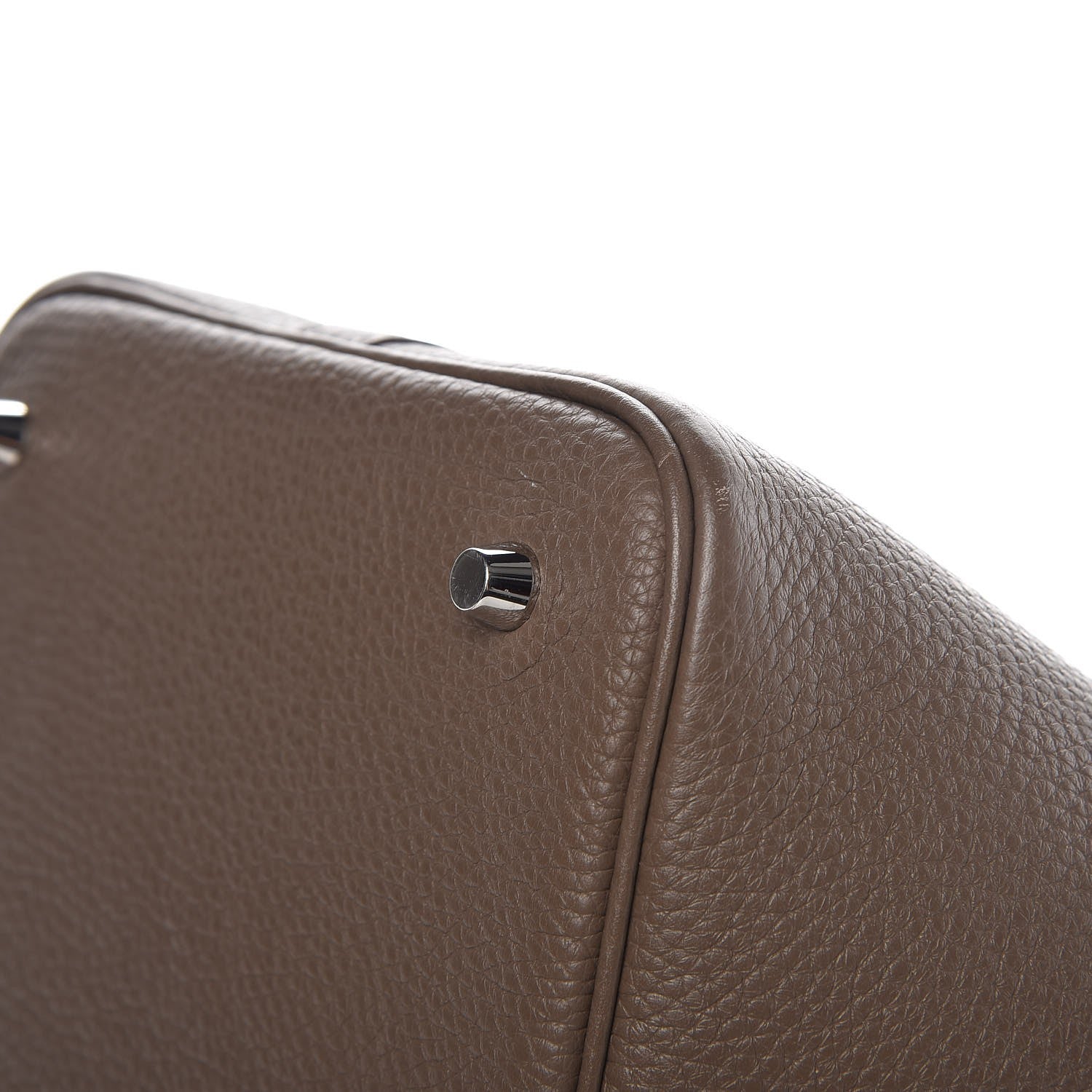 Hermes Taurillon Clemence Picotin Lock 22 MM Etoupe 9 of 9