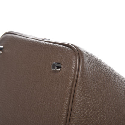 Hermes Taurillon Clemence Picotin Lock 22 MM Etoupe 9 of 9