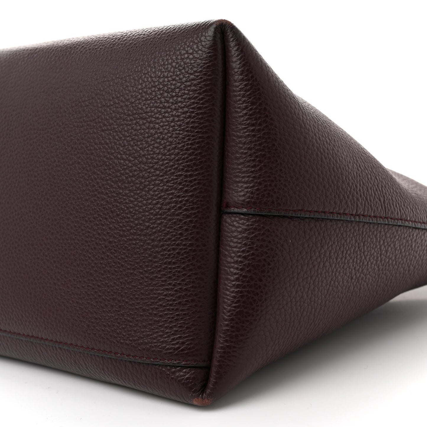 Calfskin Travel Tote Burgundy