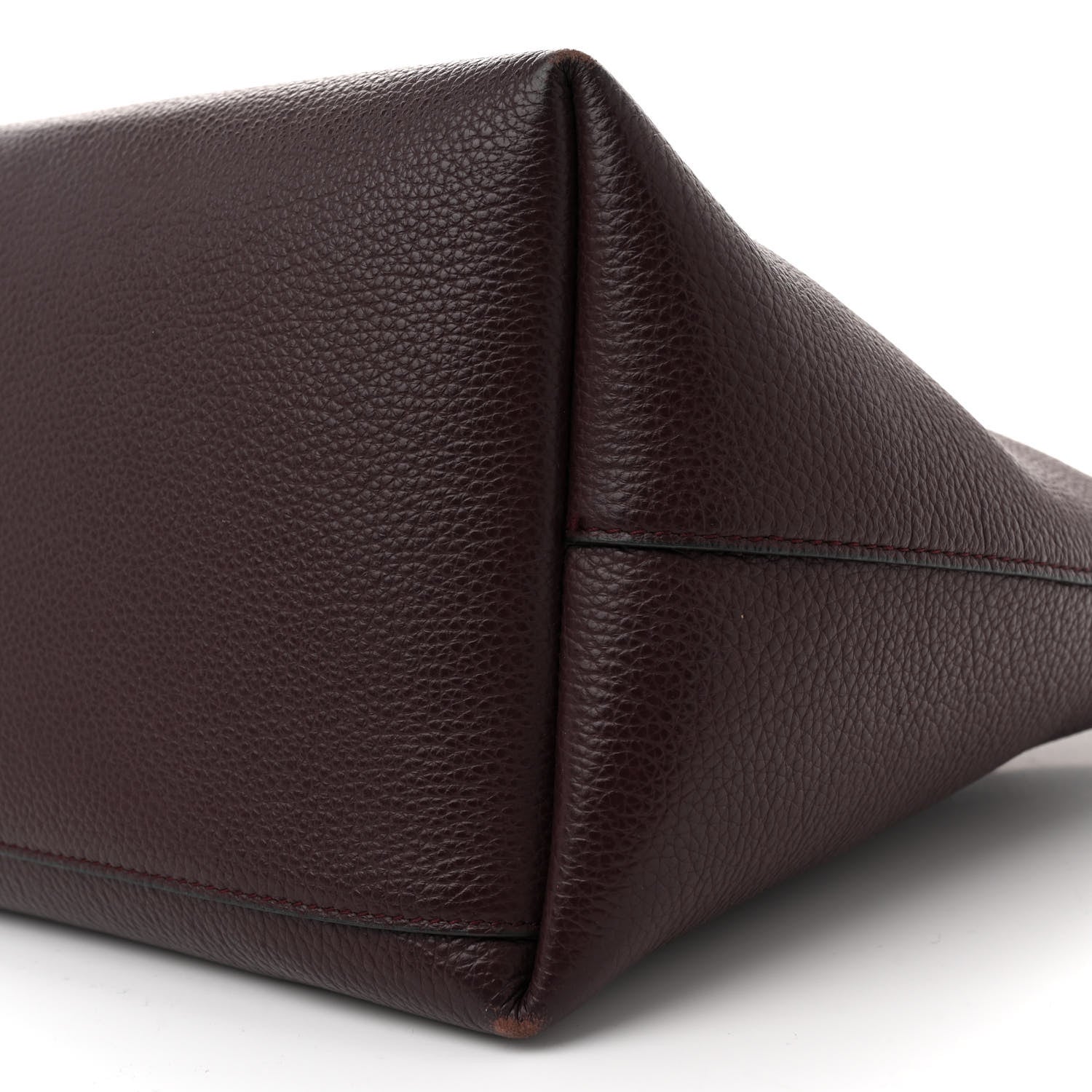 Salvatore Ferragamo Calfskin Travel Tote Burgundy 10 of 17