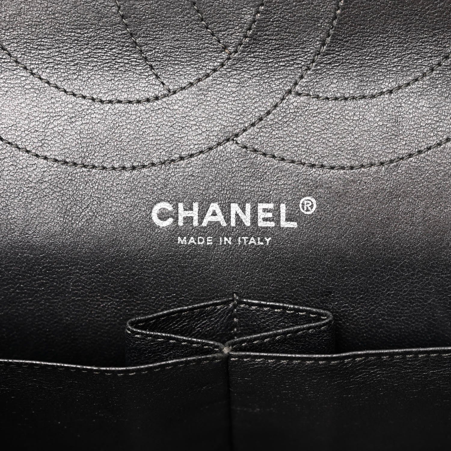 Chanel Metallic Aged Calfskin Quilted 2.55 Reissue 228 Flap Black 6 of 10