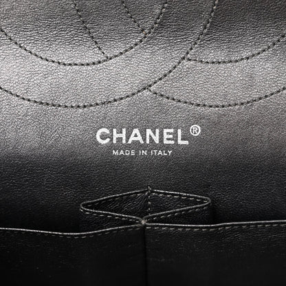 Chanel Metallic Aged Calfskin Quilted 2.55 Reissue 228 Flap Black 6 of 10
