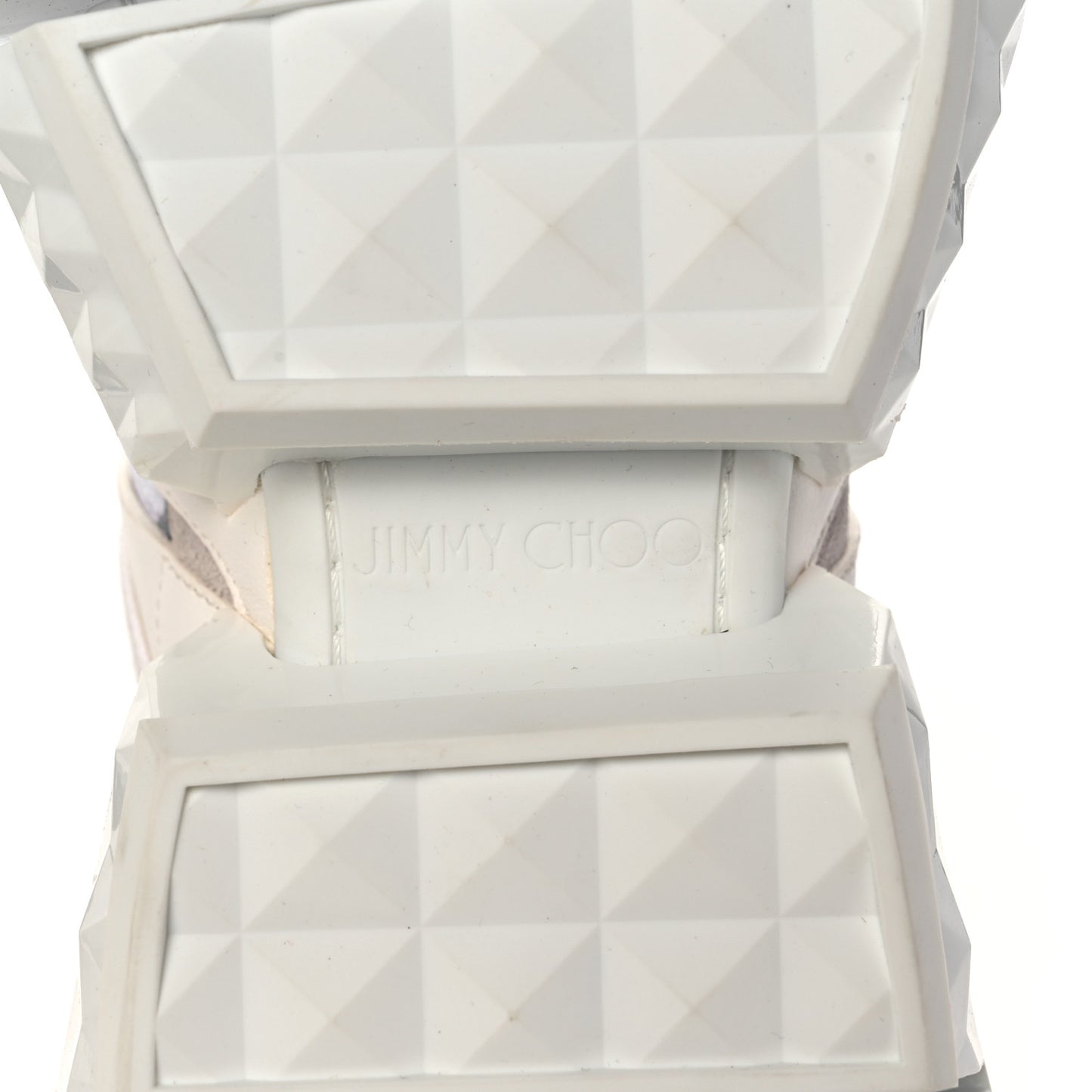 Calfskin Mesh Diamond F Low Top Sneaker 40.5 White Beige