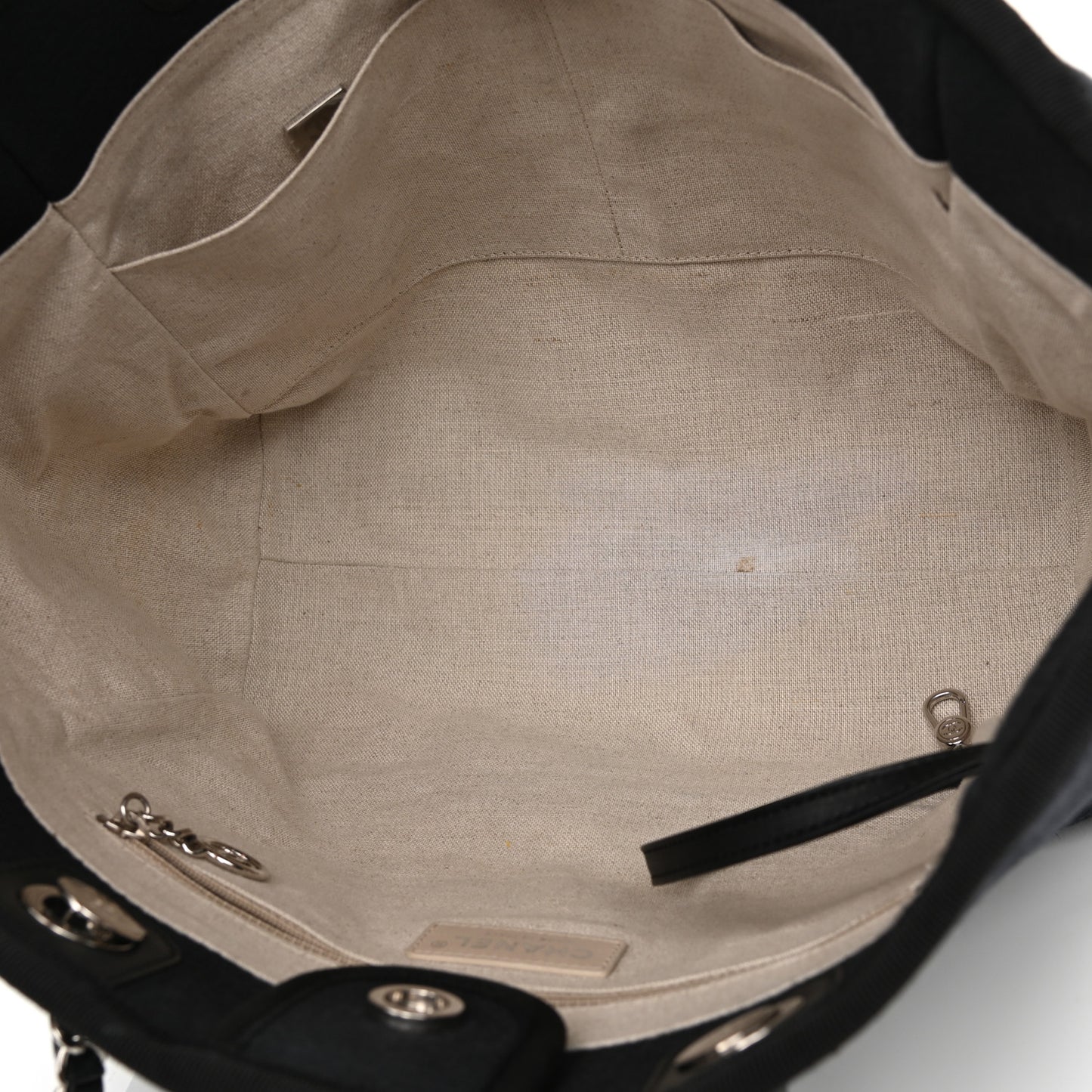 Mixed Fibers Small Deauville Tote Black