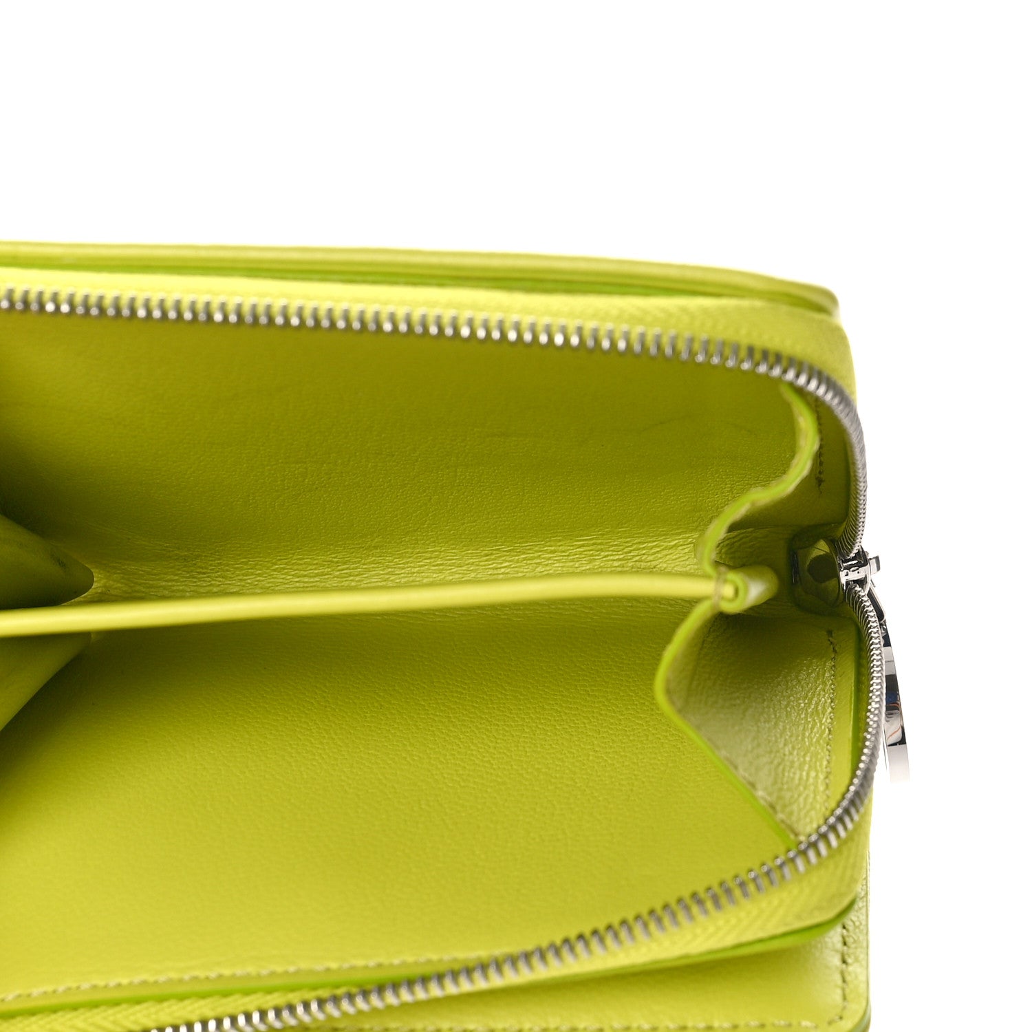 Louis Vuitton Lambskin Embossed Monogram Lou Coussin Wallet Acid Green 5 of 12