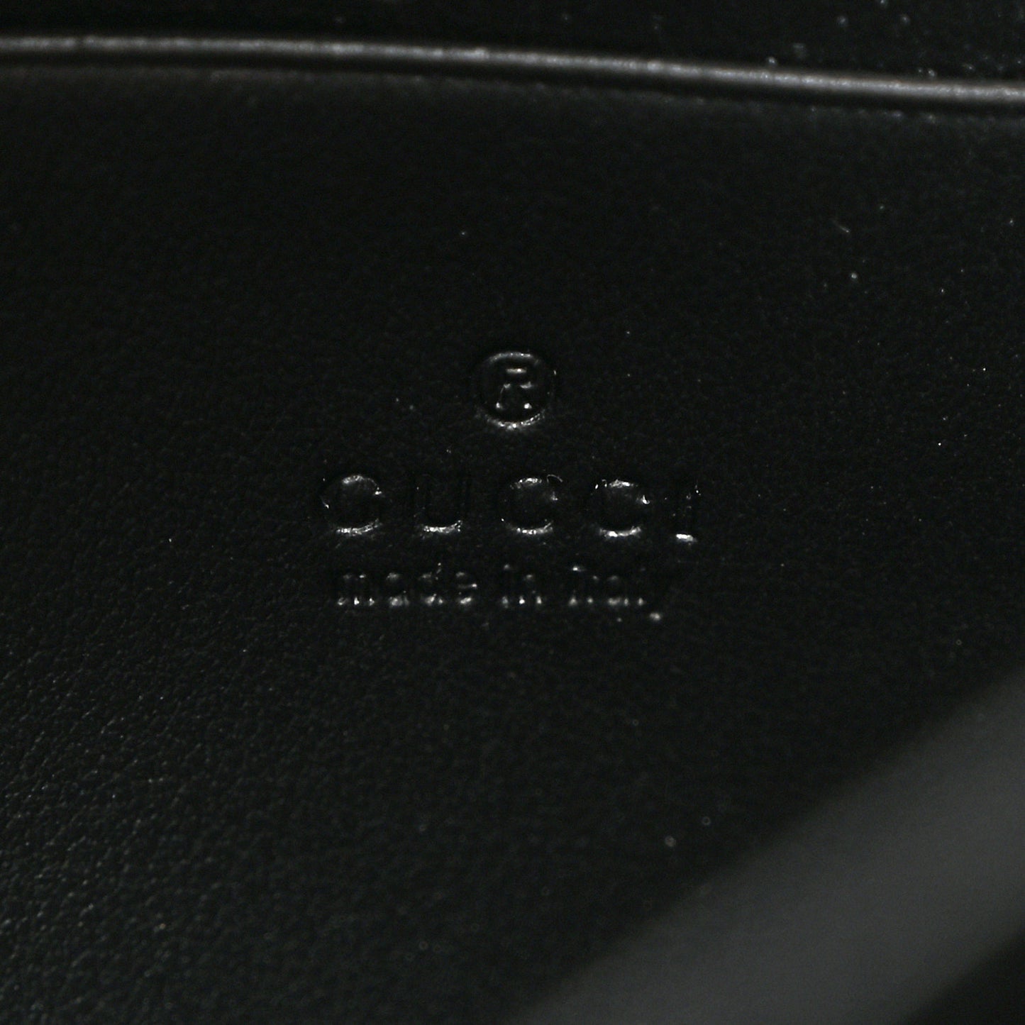 Calfskin Matelasse GG Marmont Chain Wallet Black