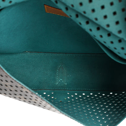 Louis Vuitton Monogram SC Flore Saumur Teal 6 of 16