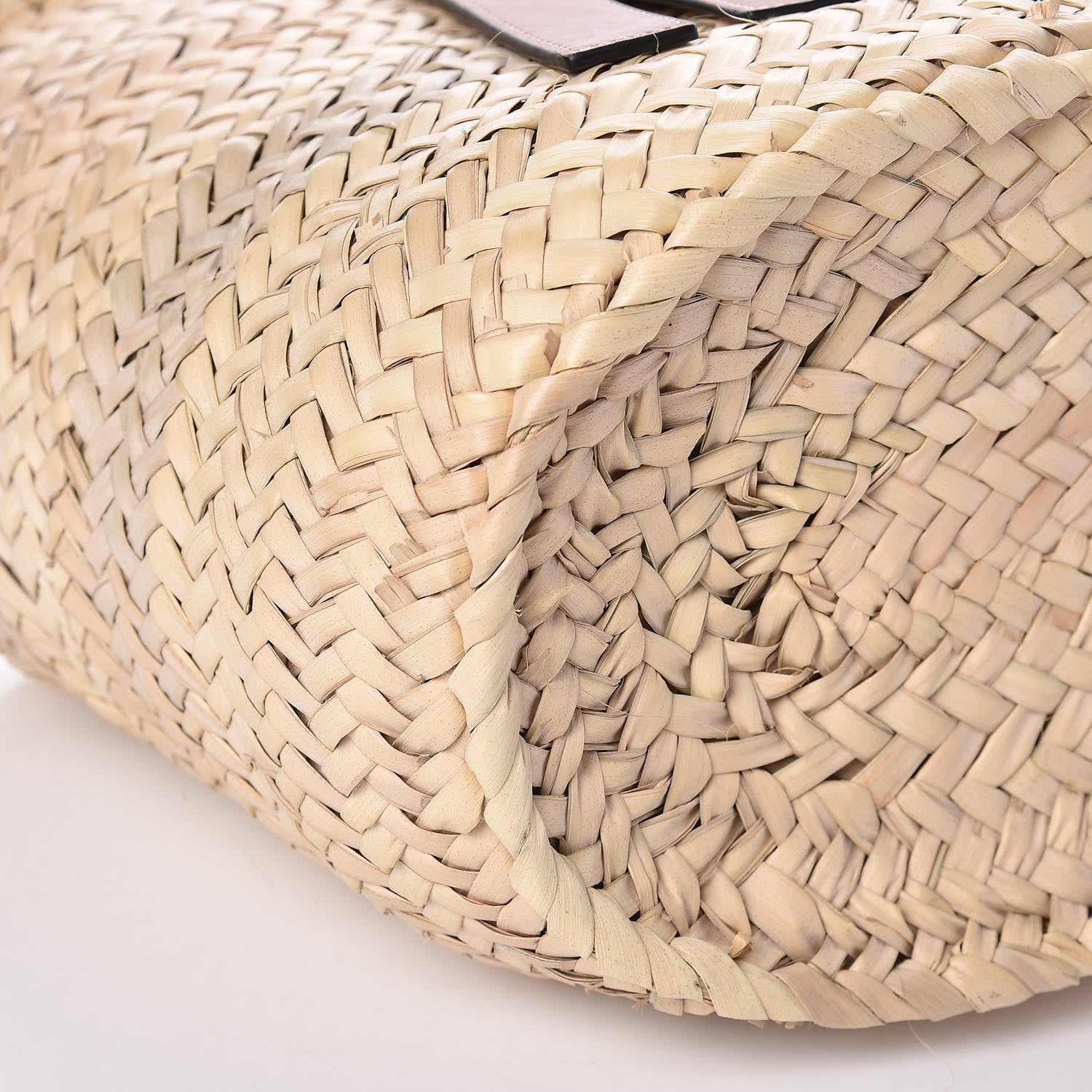 Loewe Raffia Basket Tote Bag Natural Tan 8 of 9