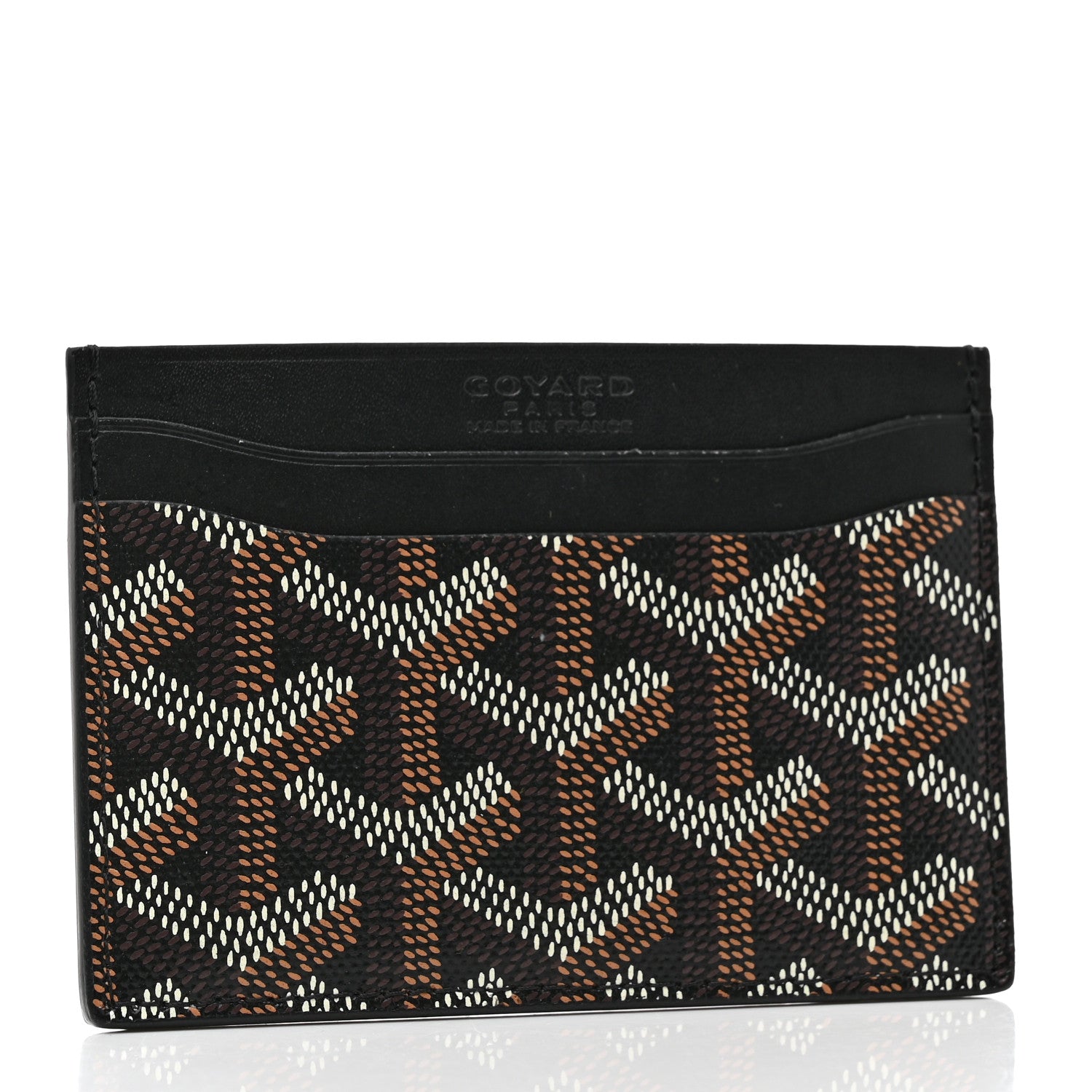 Goyard Goyardine Saint Sulpice Card Holder Black 3 of 7